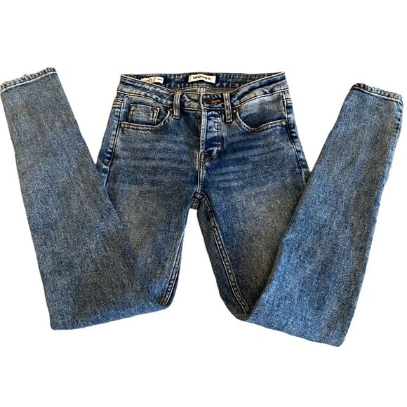 Vigoss Thompson tomboy button up mid rise distressed jeans NWOT size 24 - Picture 14 of 14